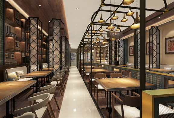 上海老棧（吉安店）餐廳設計效果圖